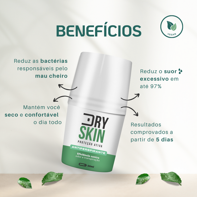 2 frascos anti odor e suor axilas